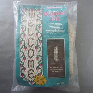 Welcome Beaded Banner Kit The Beadery Craft Products Hanging Banner Kit #5327
